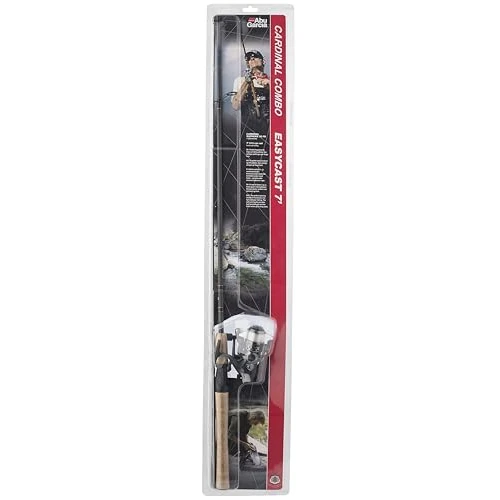 Zeitlich begrenztes Angebot: Abu Garcia Cardinal Easy Cast Spinning Combo - Einsteigerfreundliches Angelruten - und Rollenset mit vorgespulter Schnur - langlebig und einfach zu bedienen - ideal für Süßwasserangler, 7ft 10-40g von 98.72 € auf 98.72 € (0.00