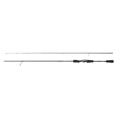 Abu Garcia ORRA Predator Spinnrute - Premium Angelrute für Süß- und Salzwasserangler, ideal für Barsch, Hecht und Forelle, leicht, sensibel und langlebig 2,13m 3-14G, Schwarz