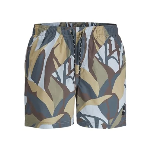 Offerta a tempo: JACK & JONES Jpstmaui Jjswim Ocean Days AKM Pls, Salvia Argento, 42 - 0.00% da 25.97 € a 25.97 €