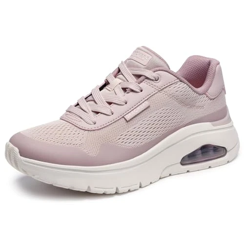 Zeitlich begrenztes Angebot: Skechers Damen UNO Flex Spring On Air Turnschuhe, Mauve Hot Melt/Mesh, 38 EU von 84.95 € auf 57.82 € (32% Rabatt)