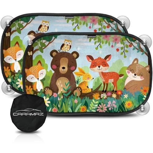 Offerta a tempo: Caramaz Protezione solare per bambini con UV certificata, 2 pezzi 51x31cm Legno - 15% da 12.99 € a 10.99 €