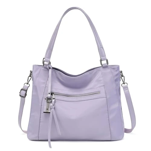 Limitiertes Angebot: BAIGIO Nylon Handtasche Damen Mittelgroß Schultertasche Frauen Mittelgross Shopper Tasche Große Umhängetasche Damen Crossbody Tragetasche Henkeltasche Damentasche mit Reißverschluss & Abnehmbarem Gurt von 19.99 EUR auf 19.99 EUR (Spare 0%)