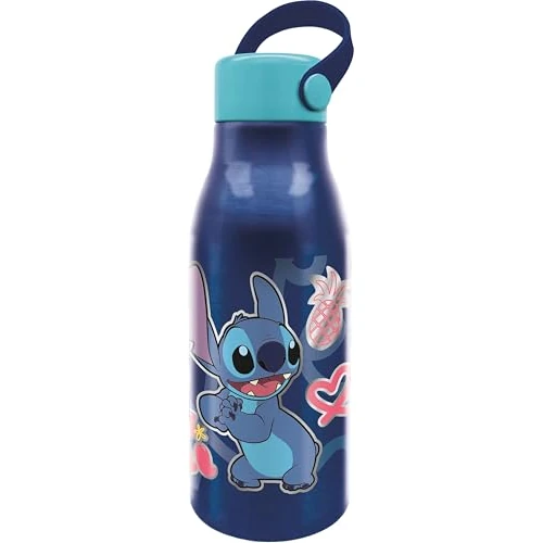 Offre limitee: Stor Bouteille en aluminium Disney Stitch 760 ml originale pour enfants avec bouchon avec poignée en silicone et couvercle avec crochet. de 18.48 EUR a 18.48 EUR (economie 0%)