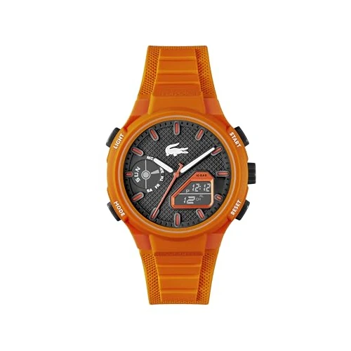 Offre limitee: Lacoste Montre Quartz Multifonction Analogique-Digitale pour homme Collection LC33 avec Bracelet en silicone de 99.00 EUR a 94.05 EUR (economie 5%)
