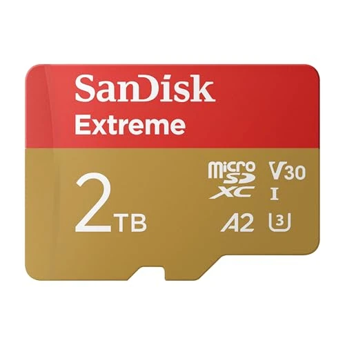 Offerta a tempo: SanDisk Extreme 2TB microSDXC card + SD adapter (For Action Cams) — 27% da 291,99 € a 213,29 €