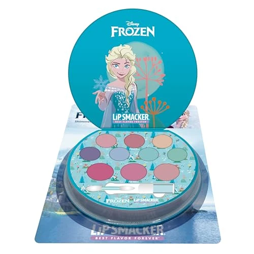 Offre limitée : Lip Smacker Reine des Neiges Shimmer Color Palette, Kit Reine des Neiges 12 Pcs pour Enfants Comprenant Crèmes Shimmer, Blush et Pinceaux de Maquillage, Maquillage pour Enfants Frozen de 10.50 € à 10.50 € (0.00% de remise)