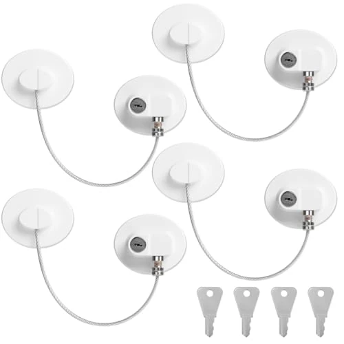 Offre limitée : Romon Securite Fenetre Enfant 4 Pcs, Serrures Protection Avec 8 Clés de 12.99 € à 12.99 € (0.00% de remise)