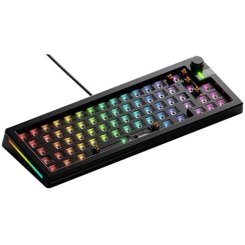 Offerta a tempo: GLORIOUS Gaming GMMK 3 PRO Barebones: tangentbordssats med vred, modulärt aluminiumhölje och packningssystem, utbytbara brytare, 65% kompakt, ljuddämpande skum, aluminiumplatta, ISO/EU - Svart - 0.00% da 83.99 € a 83.99 €