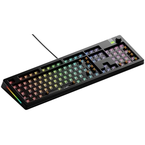 Offerta a tempo: GLORIOUS Gaming GMMK 3 PRO Barebones kit tastiera personalizzabile, guarnizioni e scocca in alluminio modulari, 100% hot swap, schiuma smorzante, piastra switch alluminio, ISO/UE - Layout europeo - 63% da 264.99 € a 98.45 €