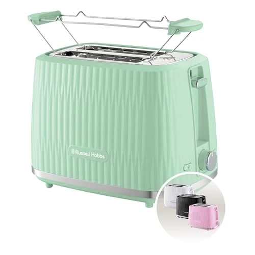 Oferta limitada: Russell Hobbs Tostadora para 2 rebanadas, 6 niveles tueste, función de extraelevación, descongelar, recalentar y cancelar, bandeja recogemigas, calientapanecillos, verde pistacho, Eden 27374-56 de 44.74 € a 44.74 € (ahorro 0.00%)