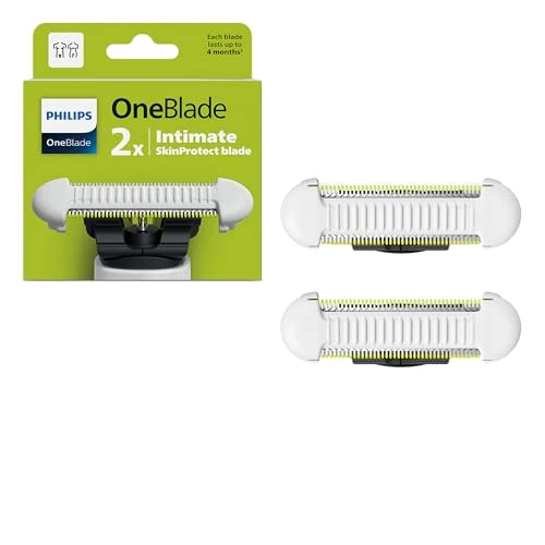 Offerta a tempo: Philips OneBlade Intimate lame, compatibili con tutti i modelli OneBlade e OneBlade Pro, con SkinProtect per rasatura e rifinitura dell’area intima, 2 pezzi (modello QP229/50) - 24% da 27.99 € a 21.39 €