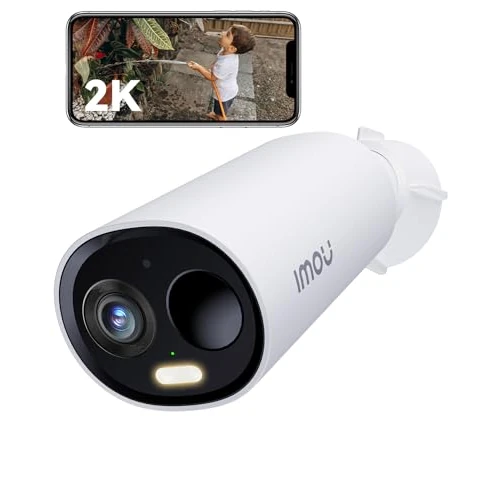 Bezprzewodowa kamera monitorująca Imou 2K WiFi, zewnętrzna kamera monitorująca, wykrywanie ludzi PIR i AI, kolorowe widzenie w nocy, dwukierunkowe audio, tryb prywatny, syrena, wodoodporność IP66