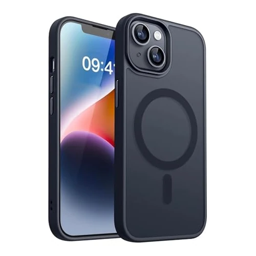 Generico Czarne etui odporne na wstrząsy do iPhone'a 15