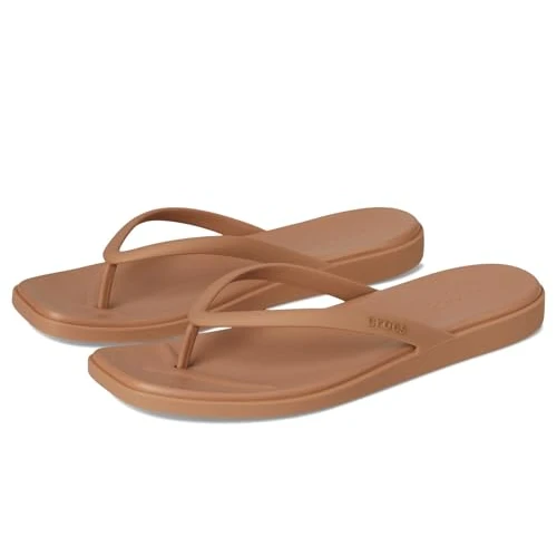 Crocs Miami Teenslippers voor dames, melkchocolade, 41/42 EU