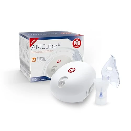 Begrenztes Angebot: Pic Solution - AirCube2 Kolben-Aerosol, leise, für die Aerosoltherapie, komplett mit Zubehör, Weiß von 39.34 EUR auf 39.34 EUR (Rabatt 0%)