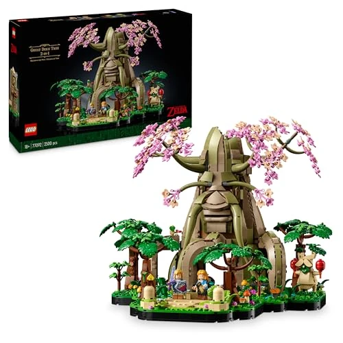 Offre limitée : LEGO The Legend of Zelda Vénérable Arbre Mojo 2-en-1 - Kit de décoration Collector - Princesse Zelda & 3 minifigurines de Link - Set de Construction pour Adulte - Cadeau pour Fans de Jeux vidéo 77092 de 299.99 € à 283.99 € (5% de remise)