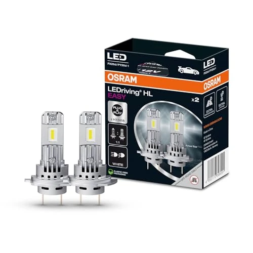 Oferta limitowana: OSRAM LEDriving HL EASY ≜ H7/H18, lampa LED ze światłami drogowymi i mijania, Cool White 6500K, nie wymaga akcesoriów, tylko do użytku w terenie - bez ECE, 2 lampy z 171.50 zł na 171.50 zł (oszczędź 0.00%)