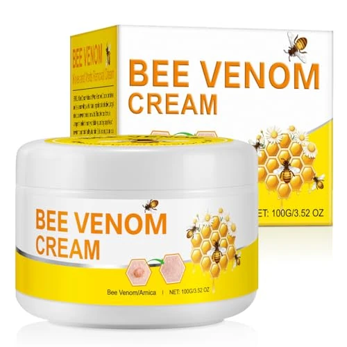 Crema Veneno De Abeja Verrugas, Crema Reparadora Veneno Abeja, Crema De Veneno De Abeja, Quitar Verrugas Antiverrugas Quita Verrugas Cuerpo Para Todo Tipo De Piel, 100g