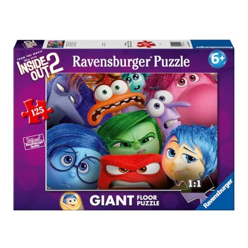 Oferta limitada: Ravensburger - Puzzles Inside out 2 | Puzzle 6 Años O Más | Regalo Niño 6 Años O Más De 125 Piezas | Rompecabezas Niños De 70 X 50 Cm Puzzle de 15.55 € a 13.49 € (ahorro 13%)