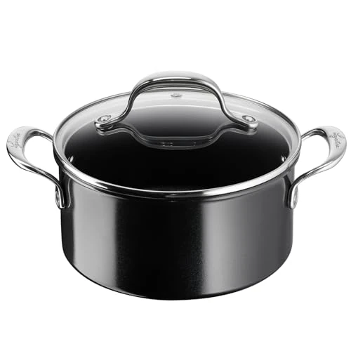 Lagostina Desideria Non-Stick Deep Casserole Dish 20 cm with Ceramic Coating for Fast Heating and Even Cooking, Suitable for All Hobs