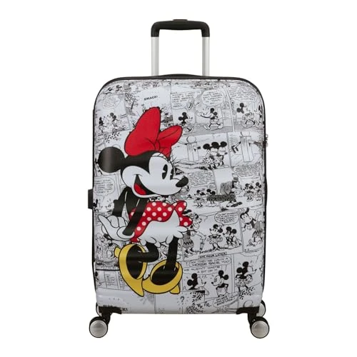 Oferta limitowana: American Tourister Wavebreaker Disney - Minnie Mouse Walizka Twarda Duza (77 cm), Walizka Podrózna, Zamek TSA, 4 Kólka, 96 L, 4.2 kg - Minnie Comics White z 604.41 zł na 604.41 zł (oszczędź 0.00%)