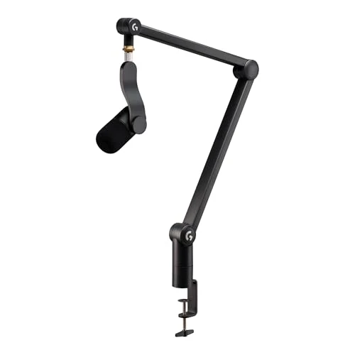 Limited offer: Logitech G Yeticaster GX Dynamic Supercardioid Gaming Micro with Articulating Arm, RGB Lighting and LIGHTSYNC, Broadcast Style Micro USB for PC and Mac, for Recording and Streaming - Black from 259.99 EUR to 133.49 EUR (save 49%)