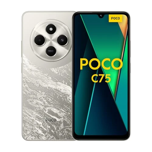 Poco C75 6GB 128GB Green, Android Smartphone, 2.0GHz, 6.88" Display, 50MP AI dual Camera, 5160mAH Battery