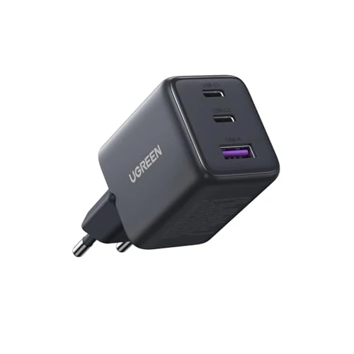 UGREEN Zapix Cargador USB C 30 W, Adaptador iPhone de 3 Puertos (2C+1A) GAN II Compatible con iPhone 17 Pro MAX Air 16/15/14; Galaxy S25/S24; Google Pixel 10/9/8 etc