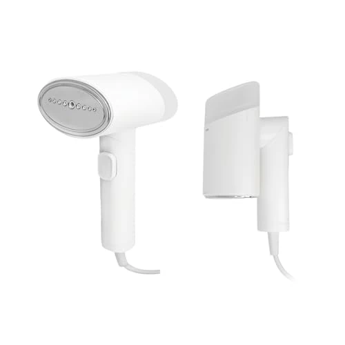 Jocca Stiratrice Verticale a Vapore Pieghevole Traveller | 23 g/min di Vapore Continuo | Serbatoio 150 ml | Riscaldamento Rapido | Compatta da Viaggio | Con Spazzola per Tessuti Delicati