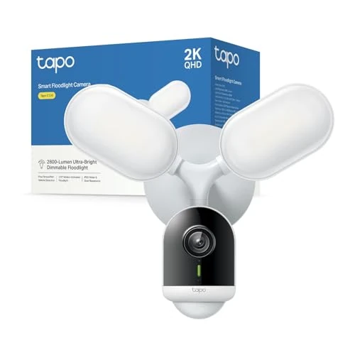 Tapo C720 Externe WLAN-camera, 2K, 4 MP, Color Night Vision en projectoren 2800 lumen, helderheids- en triggerbediening, Smart AI-detectie, microSD tot 512 G, IP65, alleen hardwired