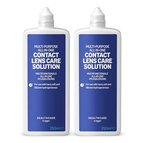 Healthcare by Amazon All-in-One Kontaktlinsenlösung 2 x 250 ml (Früher eine Marke von Amazon Basic Care, identisches Produkt)