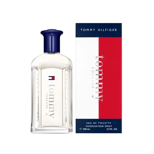 Tommy Hilfiger – Tommy Forever Eau de Toilette 100 ml – Perfume de Hombre – Fragancia Fougère Amaderada Aromática –Notas Cítricas y Amaderadas – Botella de Cristal Transparente