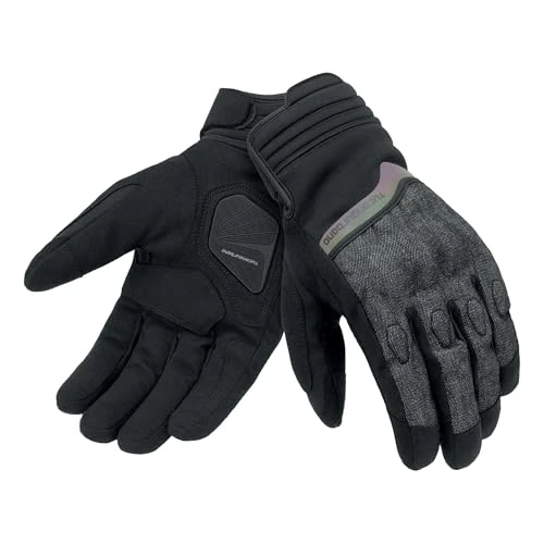 Offerta a tempo: Tucano Urbano guanti BOSS HYDROSCUD moto e scooter. Guanti moto invernali uomo. Protezioni nocche. dorso in denim, palmo scamosciato sintetico, 100% impermeabile e traspirante, touch screen. Tg. S - 0.00% da 51.00 € a 51.00 €