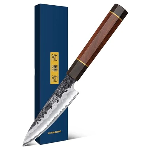 Offerta a tempo: HOSHANHO Giapponese Spelucchino 9.5cm, Professionale Coltello per Frutta - 36% da 71.61 € a 45.89 €