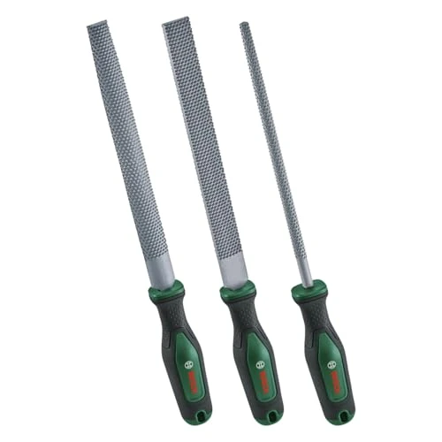 Offerta a tempo: Bosch Set de 3 râpes (râpes a bois robustes plates/rondes/demi-rondes acier au carbone dur) - 22% da 22.76 € a 17.77 €