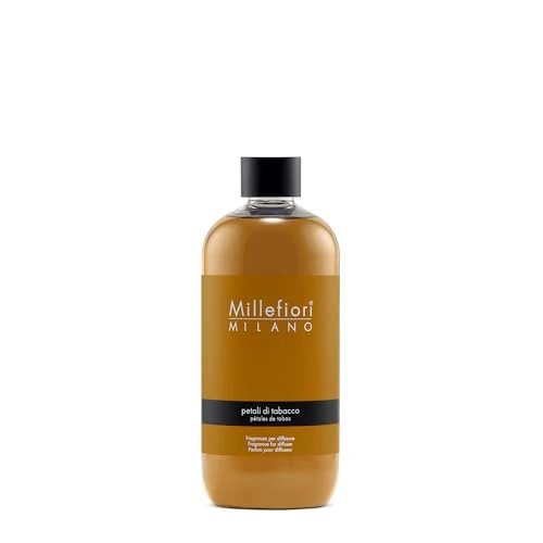 Offerta a tempo: Millefiori Milano – Fragranza Ricarica per Diffusore a Bastoncini 500 ml, Petali di Tabacco – Profumatore Ambiente Raffinato con Note Legnose e Speziate - 0.00% da 30.53 € a 30.53 €