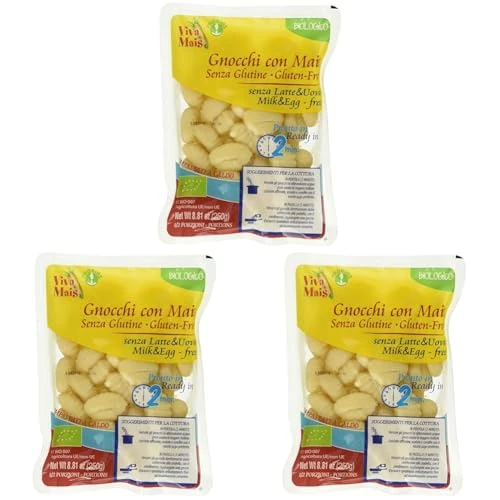 Offerta a tempo: Probios Gnocchi con Mais - 250 gr, Senza glutine (Confezione da 3) - 19% da 5.97 € a 4.86 €