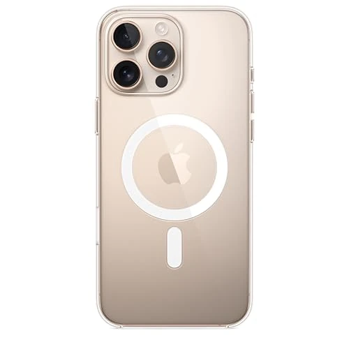 Limited-time offer: Apple iPhone 16 Pro Max Clear Case with MagSafe and Camera Control: Lightweight Phone Case, Wireless Charging Compatible, Smooth Glossy Finish from $49.00 to $42.99 (save 12%)