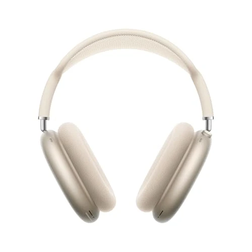 Offerta a tempo: Apple AirPods Max Cuffie wireless over-ear, Cancellazione attiva del rumore di livello pro, Modalità Trasparenza, Audio spaziale personalizzato, Ricarica USB-C, Cuffie Bluetooth per iPhone, Galassia - 17% da 579.00 € a 479.00 €