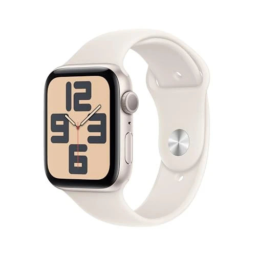 Offerta a tempo: Apple Watch SE (2ª gen.) GPS 44 mm Smartwatch con cassa in alluminio Galassia e Cinturino Sport Galassia - M/L. Tracker per il fitness e il sonno, app Battito, Rilevamento incidenti, display Retina - 20% da 249.00 € a 200.00 €
