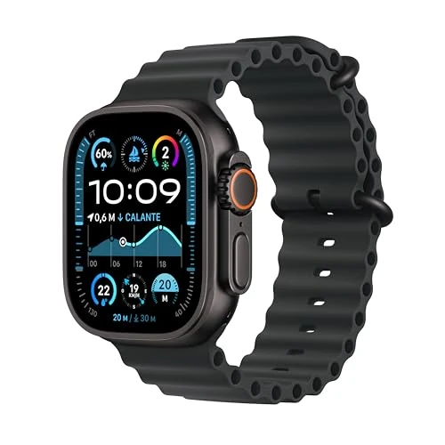 Offerta a tempo: Apple Watch Ultra 2 GPS + Cellular 49 mm Sportwatch con robusta cassa in titanio Nero — 12% da 909,00 € a 799,00 €