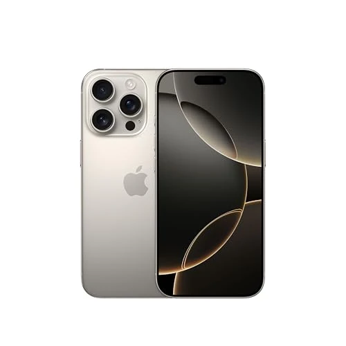 Apple iPhone 16 Pro 256 GB: Telefono 5G con Controllo fotocamera, Dolby Vision 4K a 120 fps e un’autonomia senza precedenti. Compatibile con AirPods; Titanio naturale