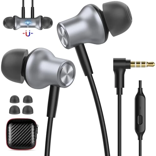 ACANDYA In-Ear-Kopfhörer mit Kabel und Mikrofon