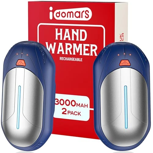 Oferta limitada: Calentador de Manos Recargable Magnético con USB: Calienta Manos de Bolsillo Electrónico Hand Warmer 3 Niveles de Reutilizabl Calefactor a Bateria 2pie para Camping Christmas Regalo para Mujer Hombre de 19.99 EUR a 9.99 EUR (ahorro 50%)