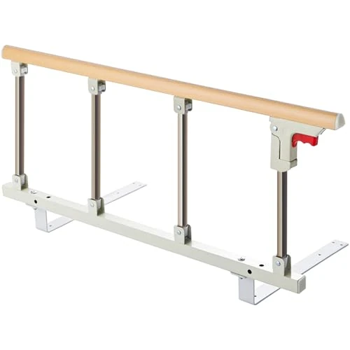 AUORUSI Łóżko dla osób starszych, podwójne łóżko łóżkowe, składane, odporne na upadki, odpowiednie dla osób starszych, kobiet w ciąży, osób niepełnosprawnych i dzieci