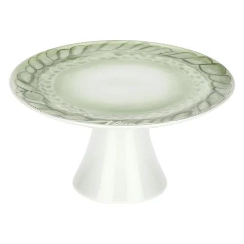 THUN, Porcelain Cake Stand, AbbracciAMI Collectible Stand, Gift Idea for Christmas, Diameter 20.5 cm, 9.7 cm H