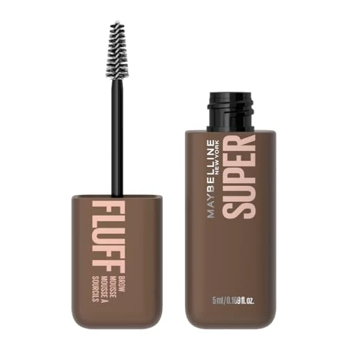 Offerta a tempo: Maybelline New York Mascara Volumizzante per Sopracciglia, Sopracciglia Piene e Soffici, Formula Leggera in Mousse, Superfluff, Tonalità: Medium Brown, 4,7 ml - 40% da 13.95 € a 8.33 €