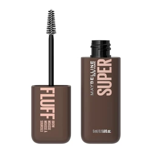 Offerta a tempo: Maybelline New York Mascara Volumizzante per Sopracciglia, Sopracciglia Piene e Soffici, Formula Leggera in Mousse, Superfluff, Tonalità: Deep Brown, 4,7 ml - 36% da 13.95 € a 8.96 €