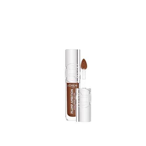 Offerta a tempo: L'Oréal Paris Lip Oil Labbra Idratate, Rimpolpate, Levigate e Nutrite, Colore Brillante, Con Acido Ialuronico e Tripeptidi, Plump Ambition, Tonalità 510 La Nuit Sparkle, 5 ml - 50% da 13.50 € a 6.70 €