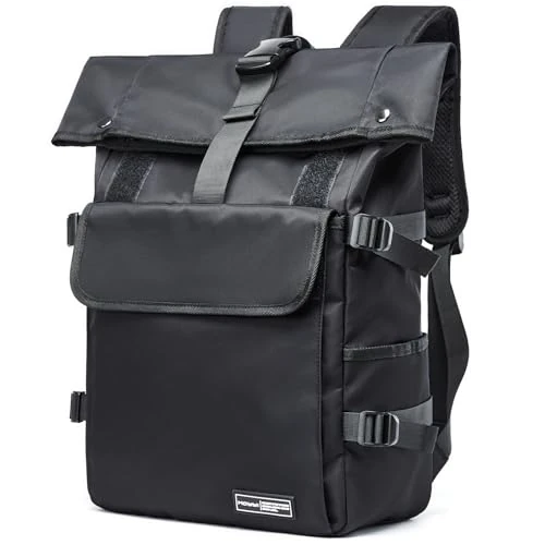 MATE ELAN Sac à Dos Roll Top Résistant à l'Eau,Sac Randonnée,Grand Sac a Dos Homme Travail,Sac à Dos pour Ordinateur Portable,Rolltop Backpack pour Voyage,College,Camping et Affaires
